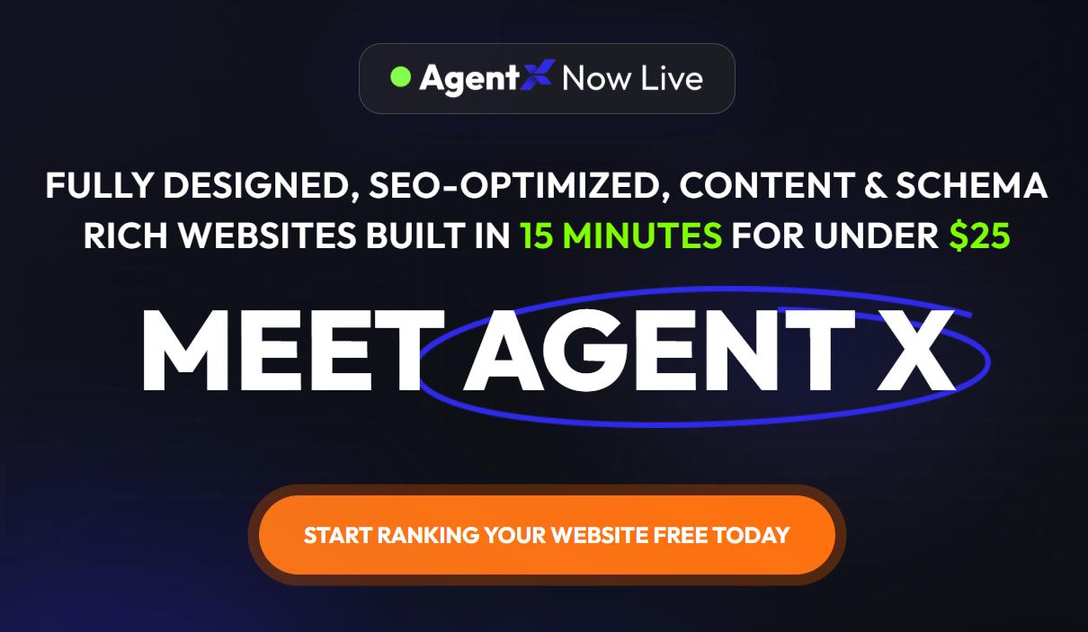 AgentX Ai Website Builder